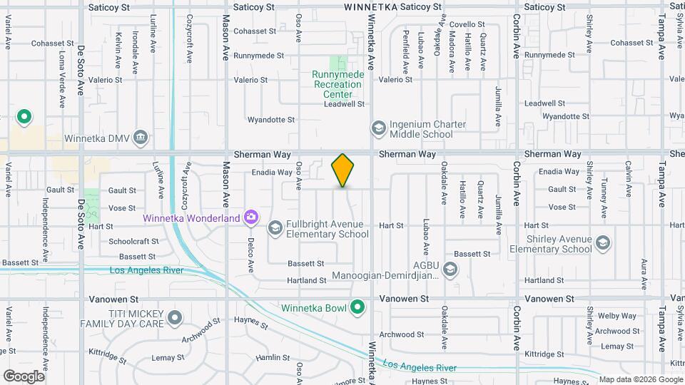 7055 Comanche Ave Mapa y Detalles de la Ubicación