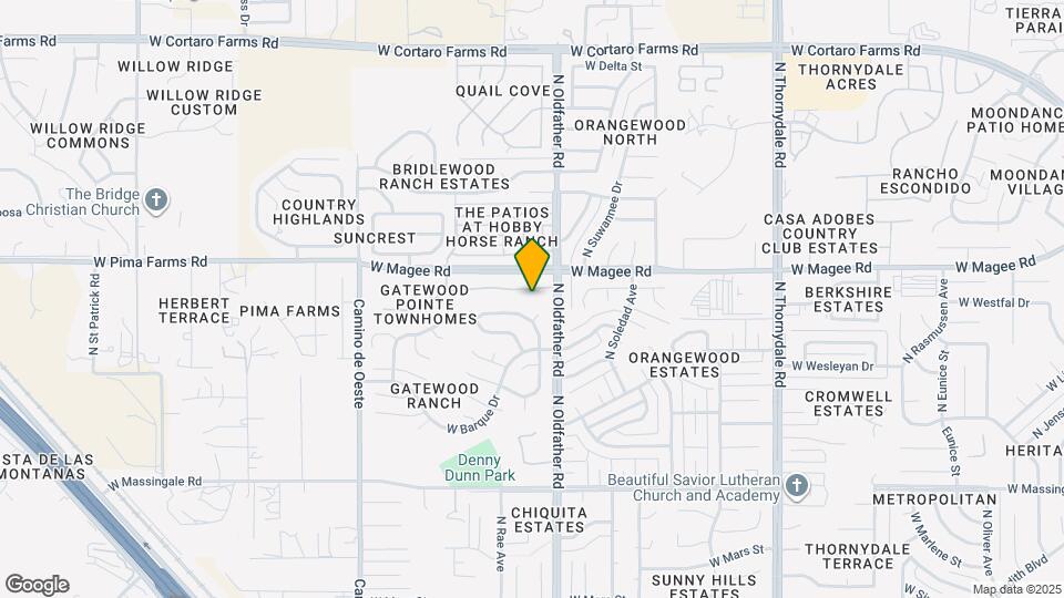 4229 W Pyracantha Dr Map and Location Details