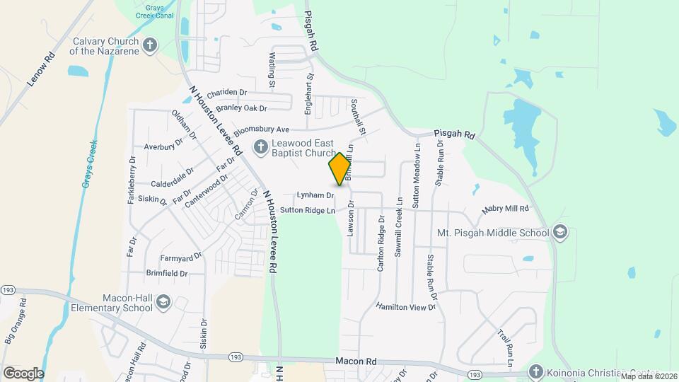 10162 Lynham Dr Map and Location Details