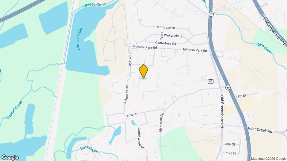 6223 Mimosa Garden Ln Map and Location Details