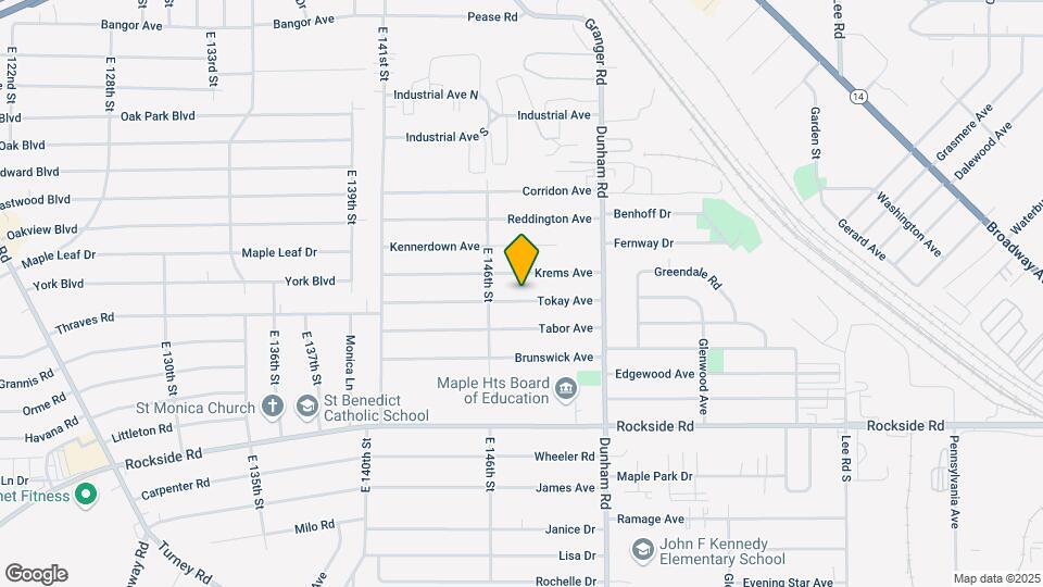 14715 Tokay Ave Map and Location Details
