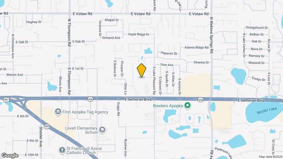 1710 Wekiva Crossing Blvd Mapa y Detalles de la Ubicación