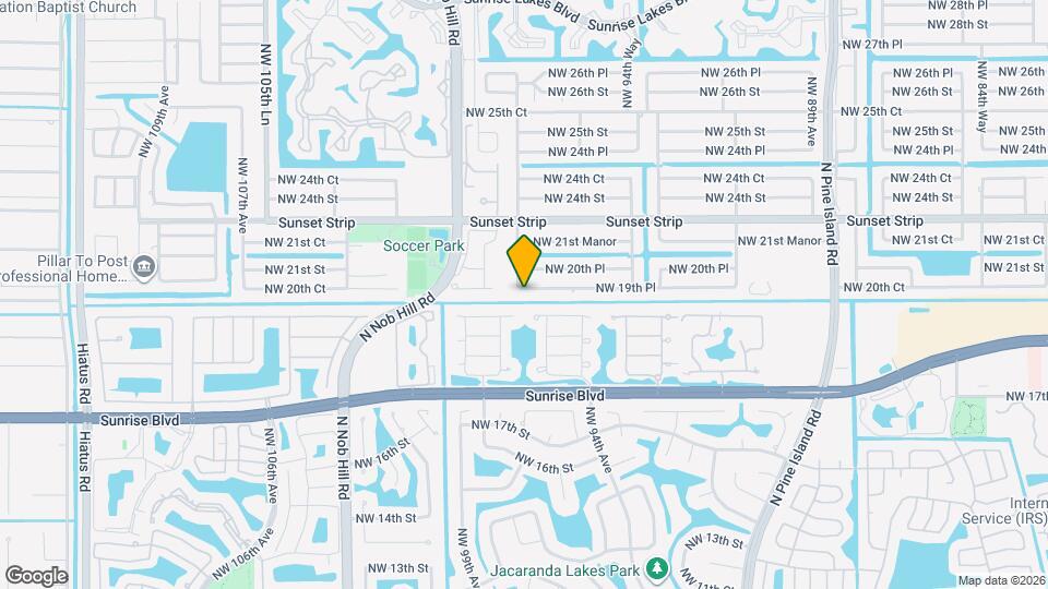 9774 NW 19th Pl Map and Location Details