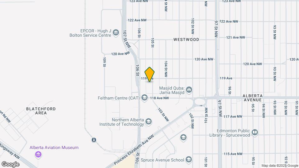11832 105th St NW Map and Location Details