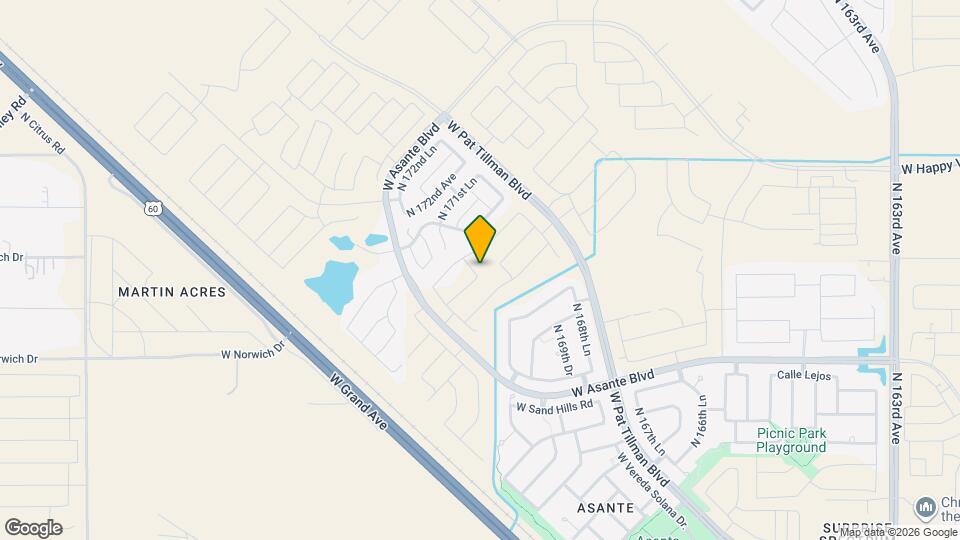 16456 W Whispering Wind Dr Map and Location Details