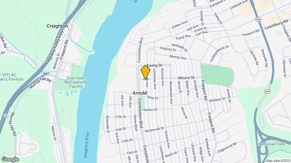 1937 Kenneth Ave Mapa y Detalles de la Ubicación