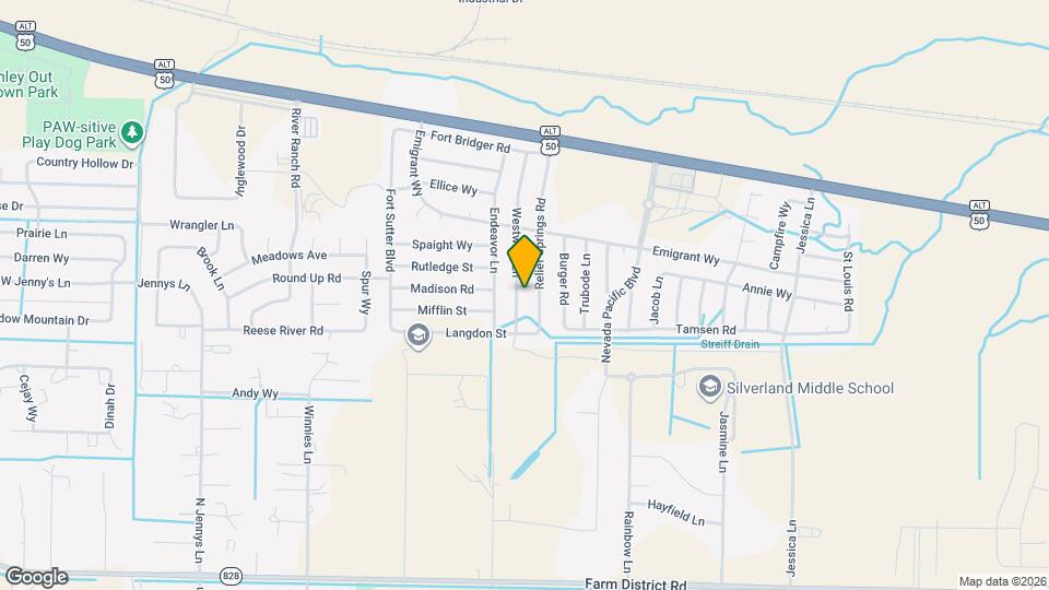 1845 Westward Ln Map and Location Details