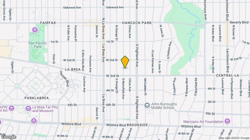 244 S Mansfield Ave Map and Location Details