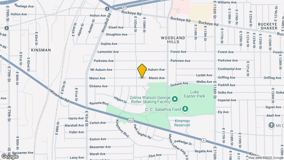 10302 Manor Ave Map and Location Details