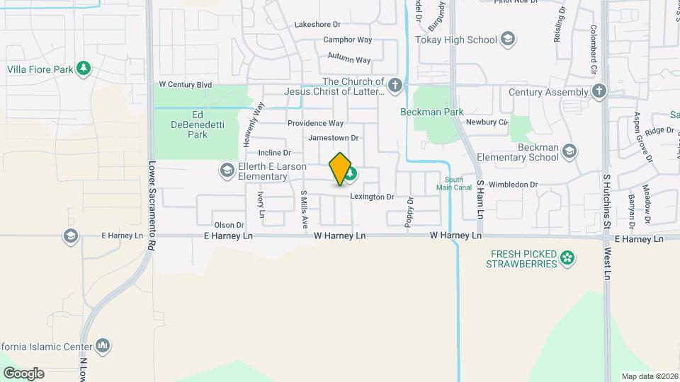 1839 Lexington Dr Map and Location Details