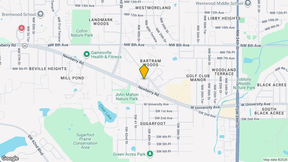 522 NW 39th Rd Map and Location Details