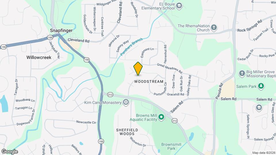 3470 Framingham Dr Mapa y Detalles de la Ubicación