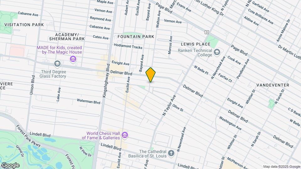 4641 Washington Ave Mapa y Detalles de la Ubicación