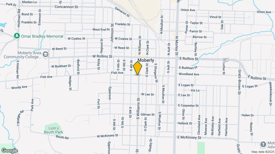 303 S Williams St Map and Location Details