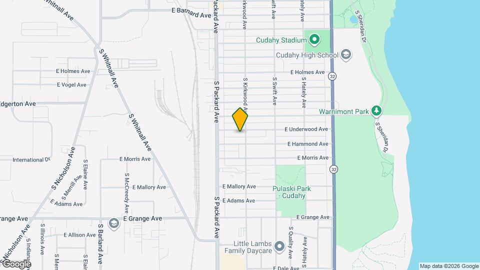 3663 E Underwood Ave Map and Location Details