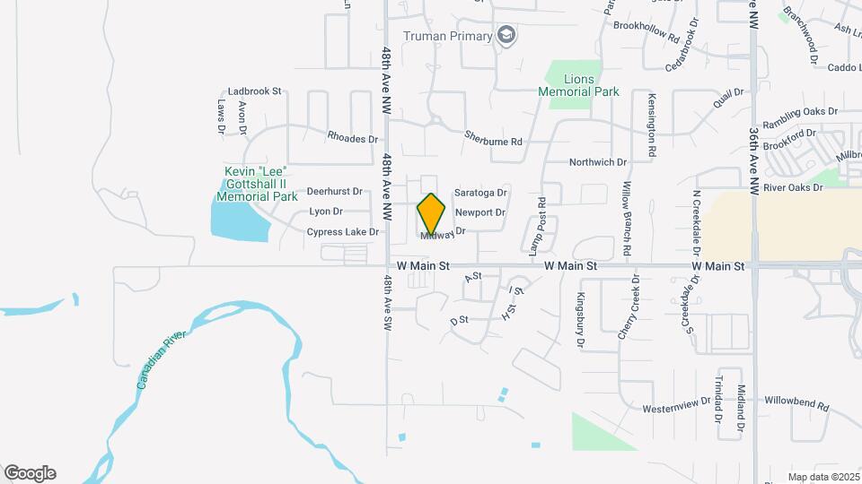 4608 Midway Dr Map and Location Details