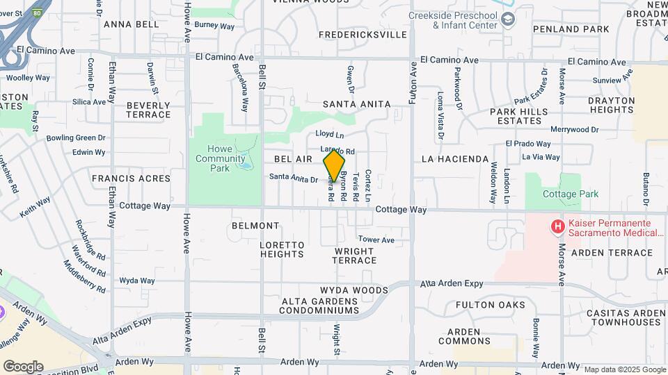 2120 Madera Rd Map and Location Details