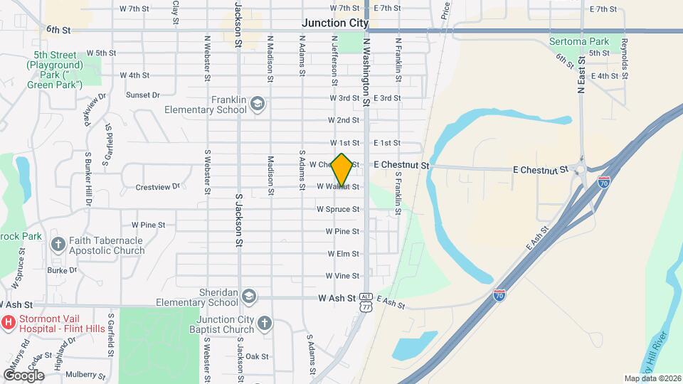 305 S Jefferson St Map and Location Details