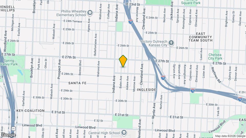 2737 Bales Ave Map and Location Details