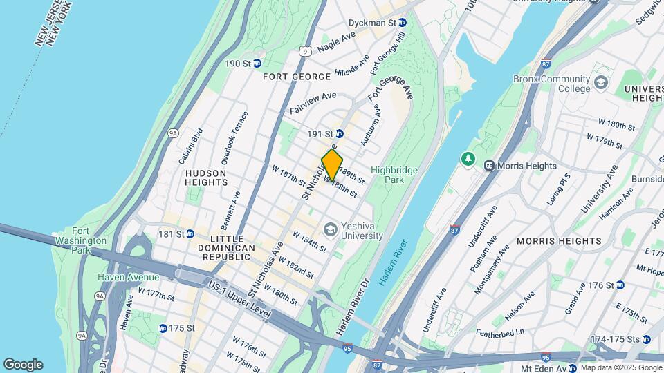 546 W 188th St Mapa y Detalles de la Ubicación
