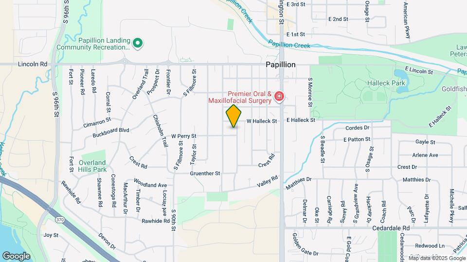 734 S Madison St Map and Location Details