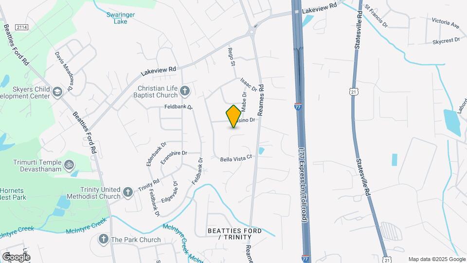 7919 Ebony Rd Map and Location Details