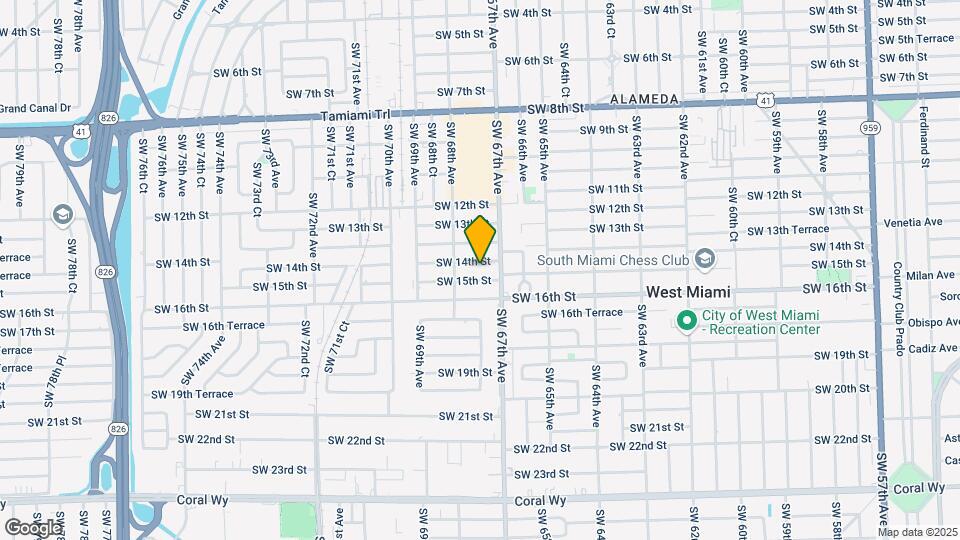 6738 SW 14th St, Unit 0 Map and Location Details