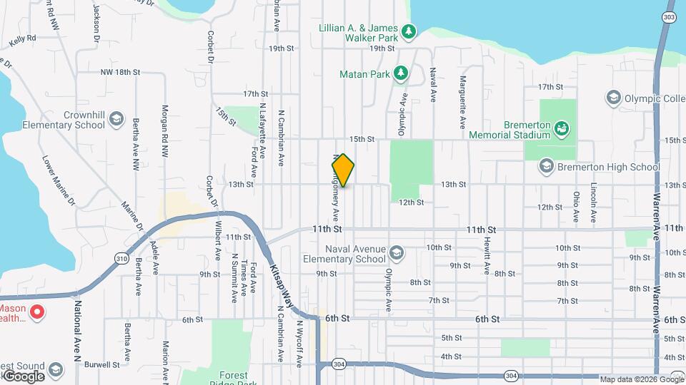 1138 N Montgomery Ave Map and Location Details