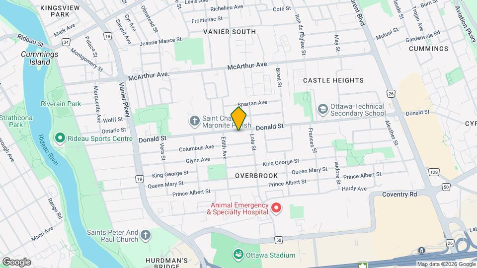 330 Donald St Map and Location Details