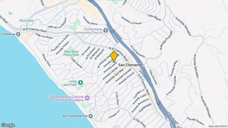 153 Avenida Serra Mapa y Detalles de la Ubicación