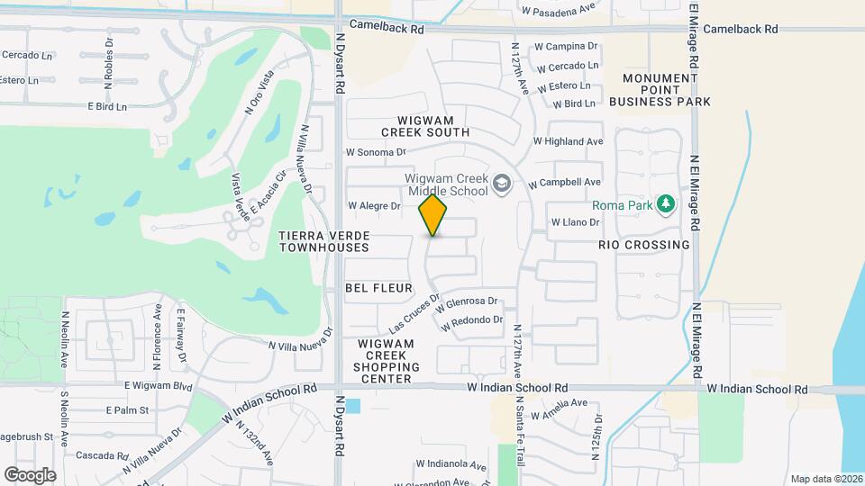 12859 W Sells Dr Map and Location Details