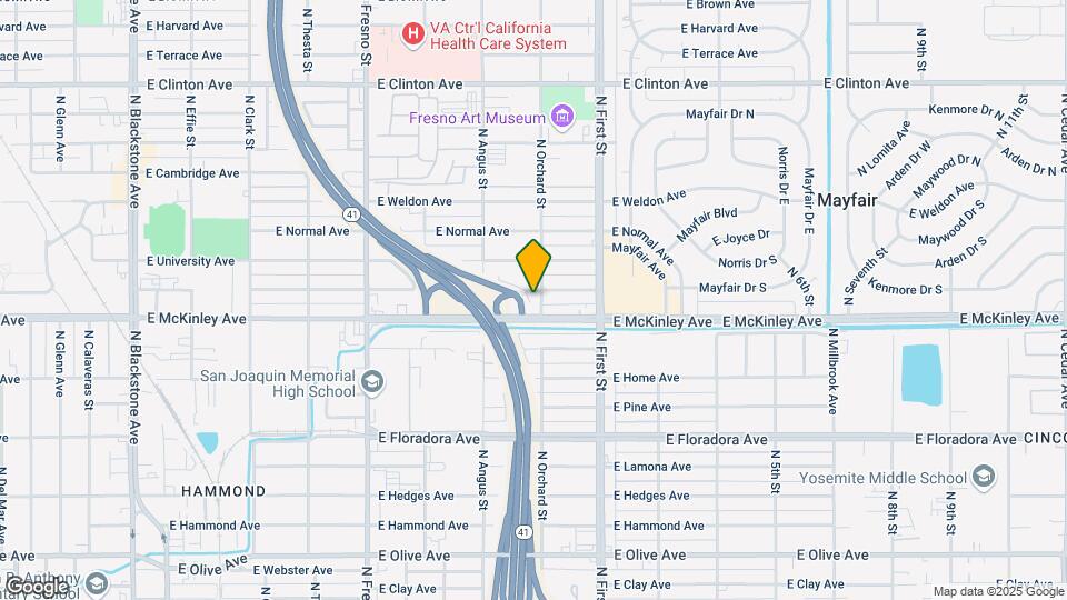 1633 N Orchard St Mapa y Detalles de la Ubicación