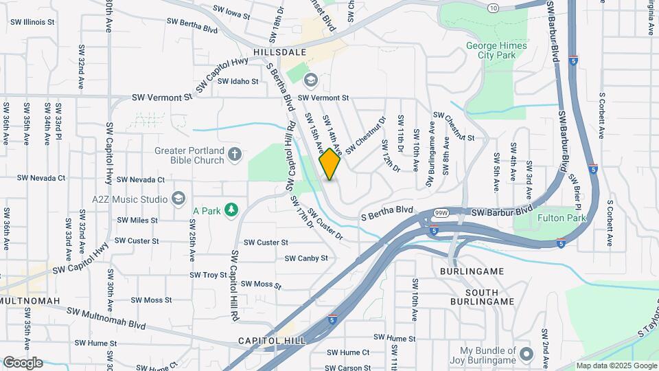 Barbur Heights Deluxe Terrace Apartments Map and Location Details
