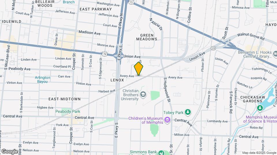 2421 Avery Ave Map and Location Details