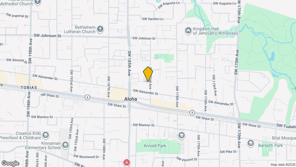 3325 SW 182nd Ave Map and Location Details