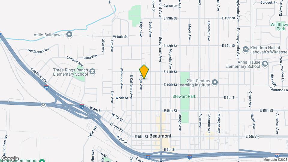 1026 Edgar Ave Map and Location Details