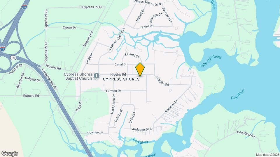 4039 Higgins Rd Map and Location Details