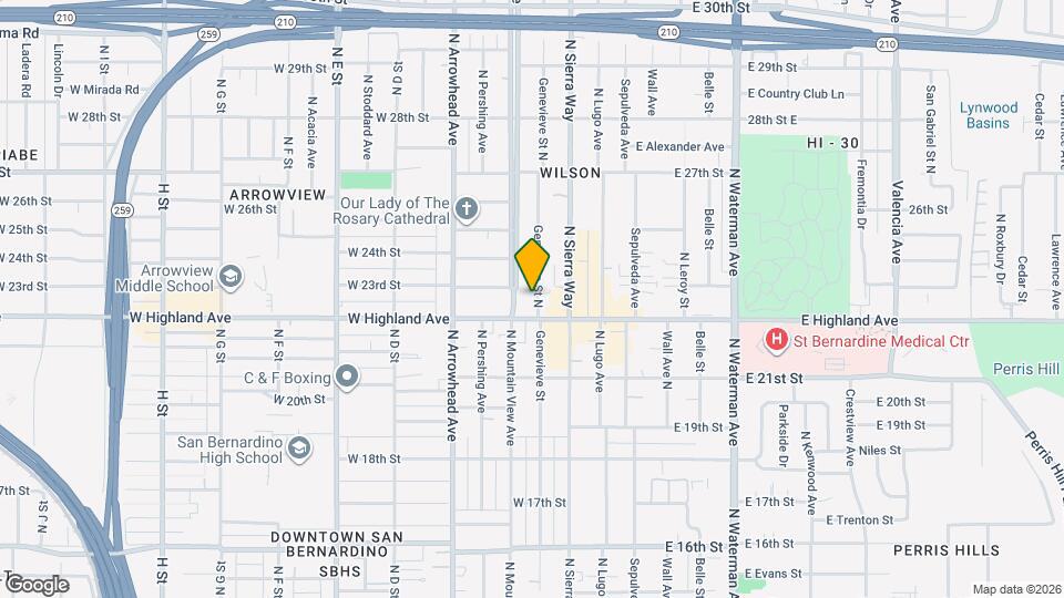 2268 Genevieve St N Map and Location Details