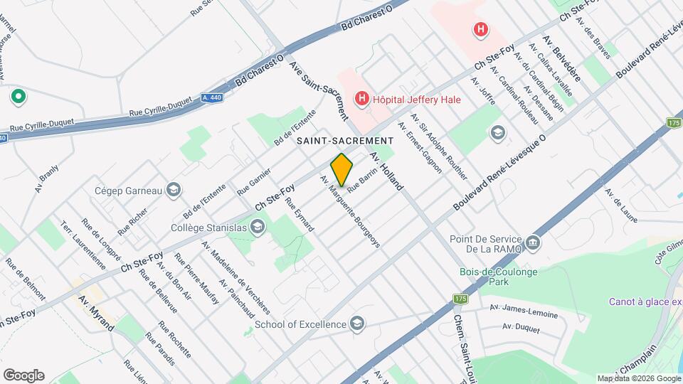 1390 Barrin St Map and Location Details