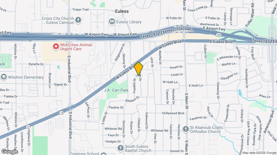 311 Franklin Dr Map and Location Details