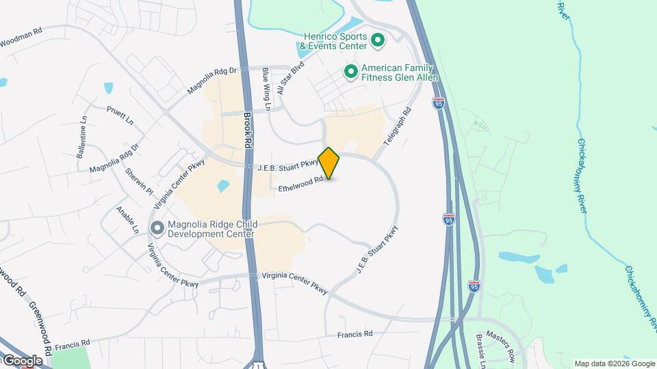 1007 Ethelwood Rd Map and Location Details