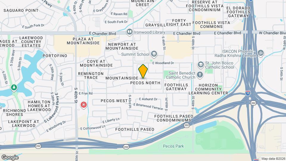 4435 E Amberwood Dr Map and Location Details