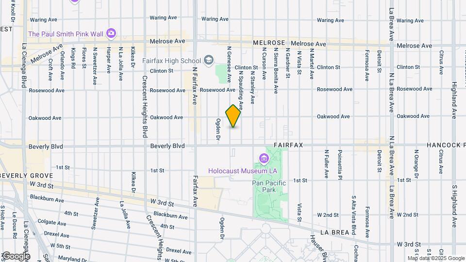 336 N Genesee Ave Map and Location Details