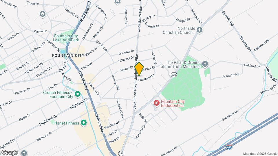 5024 Jacksboro Pike Mapa y Detalles de la Ubicación