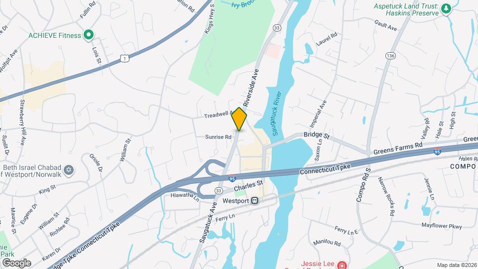 41 Saugatuck Ave Map and Location Details