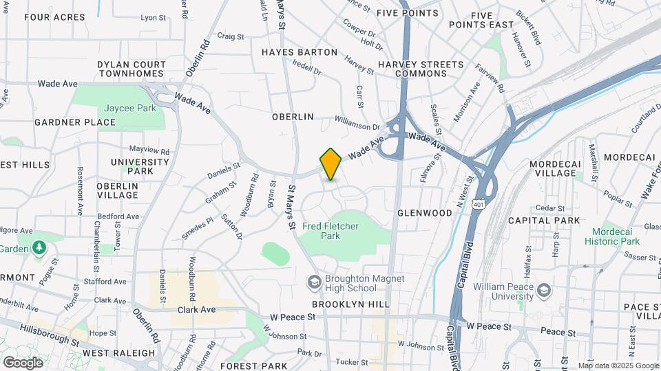 1001 Brighthurst Dr Map and Location Details