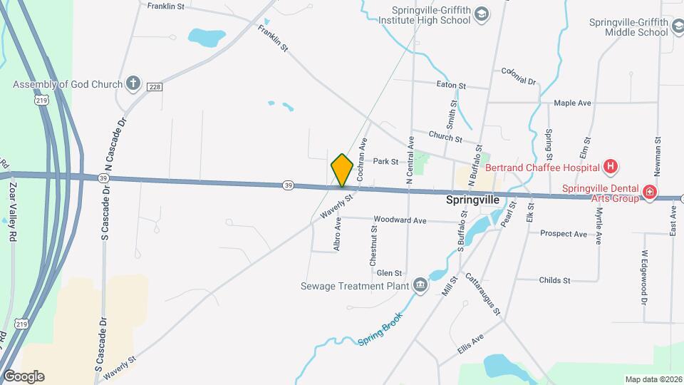 210 W Main St Mapa y Detalles de la Ubicación