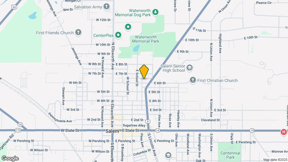 664 E 6th St Map and Location Details