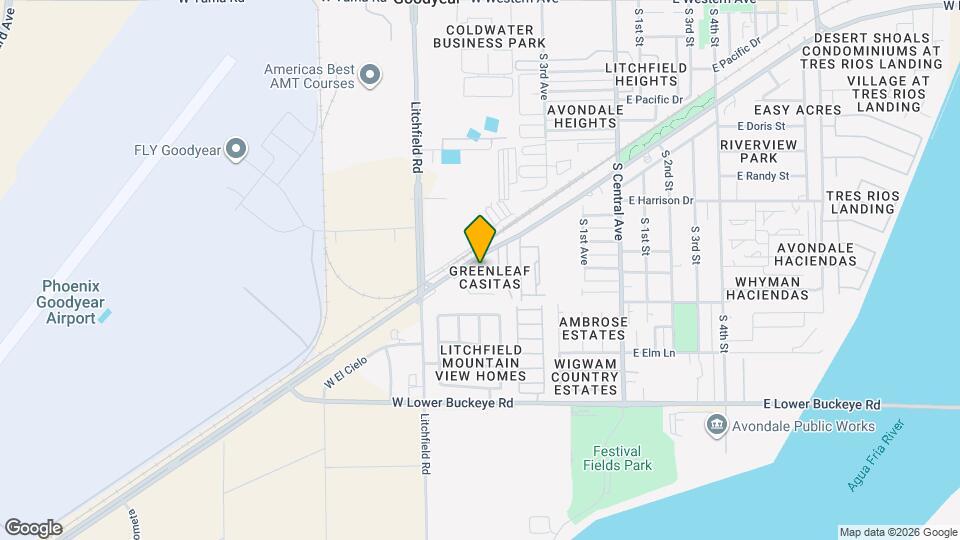 812 S Greenleaf Ln Map and Location Details