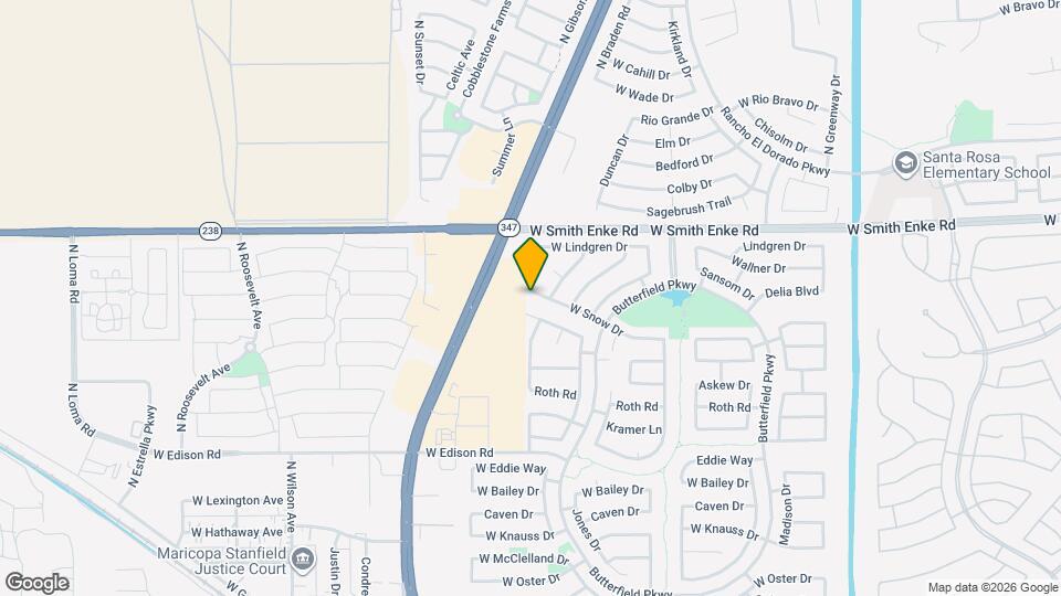 44245 W Snow Dr Map and Location Details